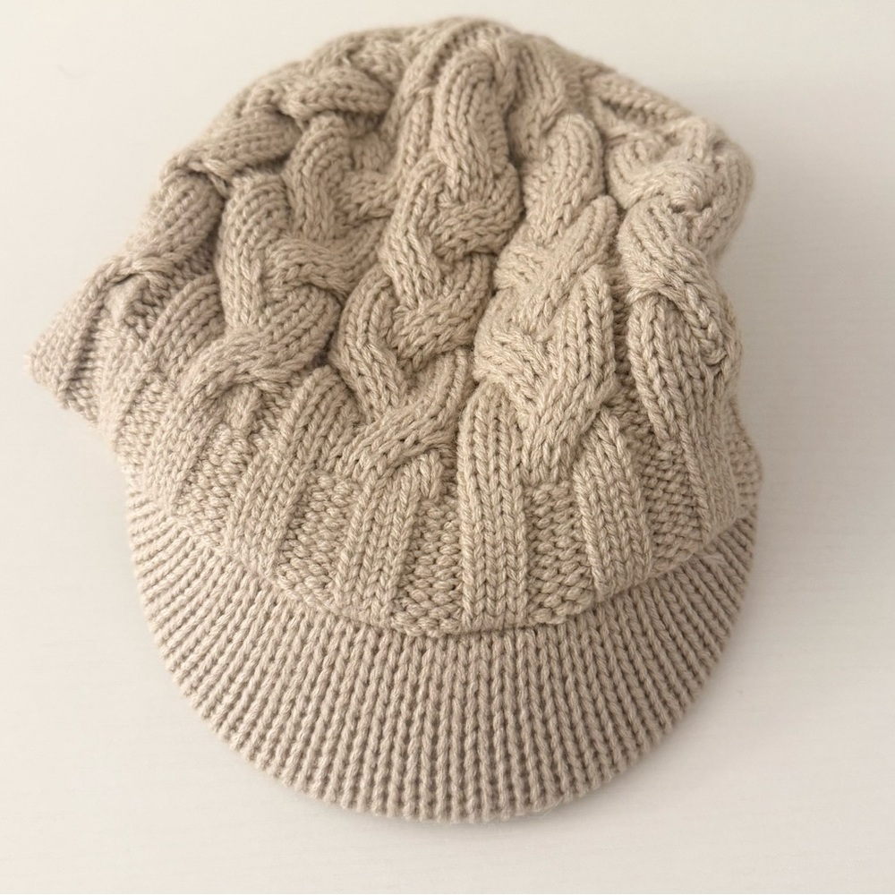 Adidas comfy knit visor hat beanie